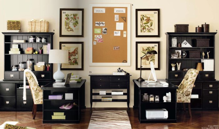 Home office wall decor ideas