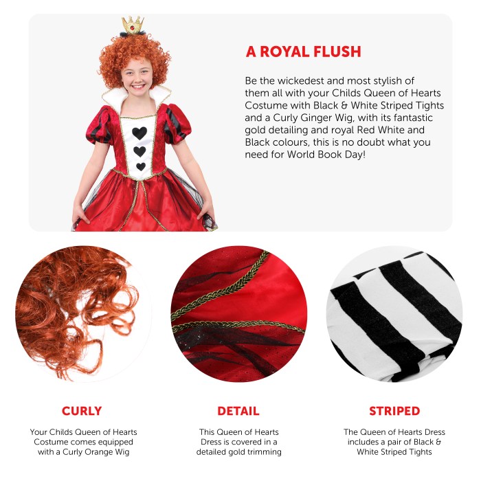 Queen of hearts diy costume