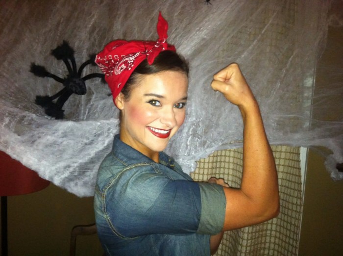 Rosie the riveter diy costume