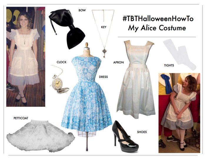 Last minute alice in wonderland costume diy